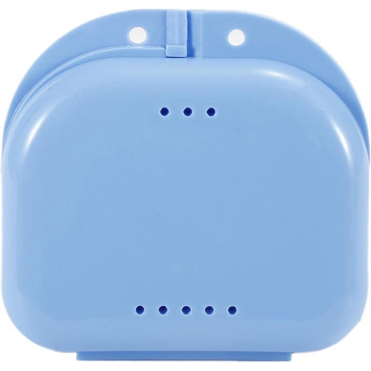 4 Stuks - Beugelbakje - Gebitsbakje - Retainer Case - Mond Guard Case - Orthodontische Prothese Opslag - Container - Met Air Vent Gaten - Blauw (kopie)