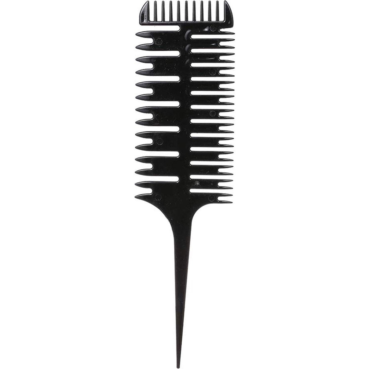3 Delige - Professionele Haarkammen Set - Multifunctionele Haarkam - Haarverfkam - Secties Kam - Haarkleur Kammen - Geschikt Voor Verven - Knippen - Liften - Weaven - Zwart
