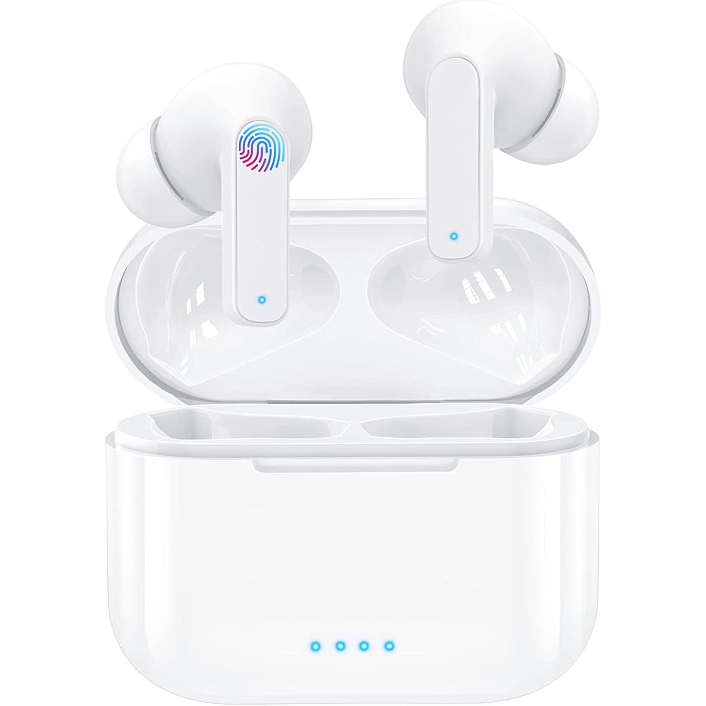 Socear Bluetooth Oordoppen - 5.1-koptelefoon Draadloze Oordopjes - Sport In-Ear Met Microfoon - 38U Oplaadetui - Aanraakbediening - Hifi-Stereo - IPX5 Waterdicht - Voor iPhone Huawei Samsung Xiaomi Sony