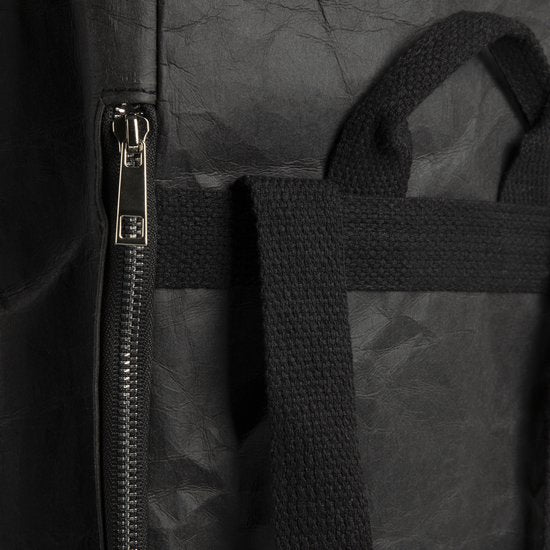Minimalist Design Rugzak - Stevige Rugzak - Extreem Lichtgewicht - Met Zijrits - Met Laptopvak - Unisex - Zwart