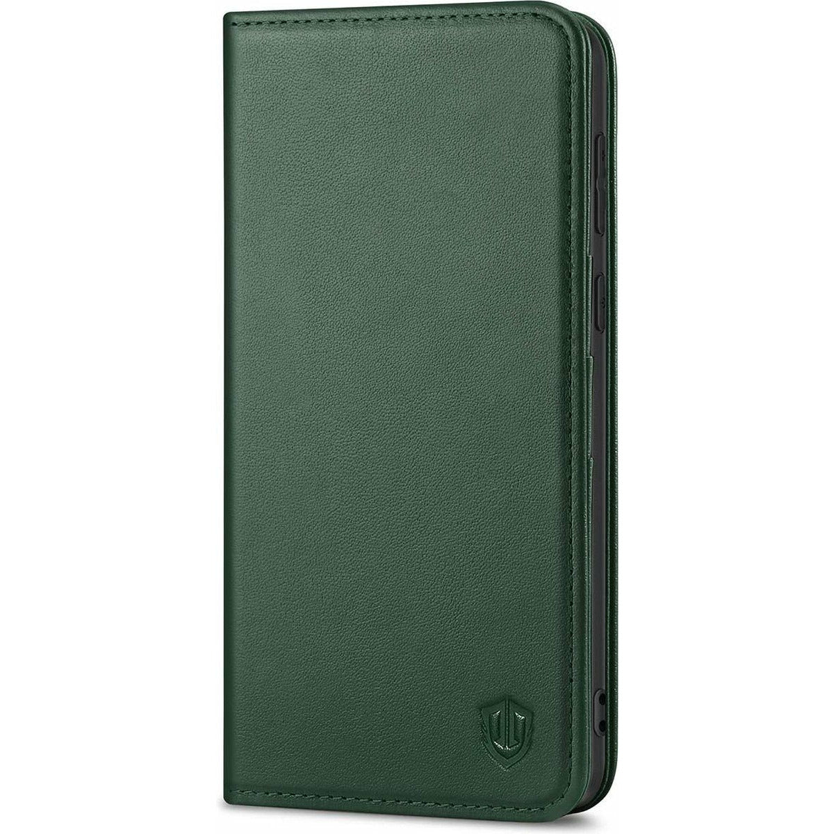 SHIELDON - SAMSUNG S21 Plus Wallet Case - SAMSUNG Galaxy S21 Plus 6.7-inch Folio Leer Case - Midnight Groen