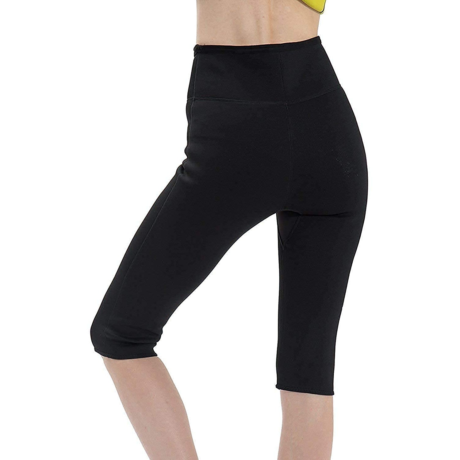 Dames - Body Shaper Sauna Afslankbroek - Hot Thermo Sweatpants - Neopreen - Hoge taille - Vetverbranding - Zweet Capri Workout Shapers - voor Gewichtsverlies