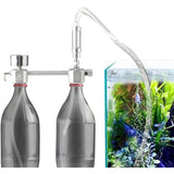 Aquarium Co2-Regelaar Kit - - Aquarium DIY CO2 Generator Systeem Kit - CO2 Generator - Bubbel Teller - Diffuser met solenoïde klep - Voor Groei Van Waterplanten - Inlaataansluiting Leveringsdruk