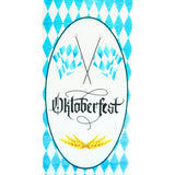 2 Stuks - Oktoberfest Banner - Bord Banner - Festival Wimpel - Eine Prost Vlag - Oktoberfest Decoratie Muur Vlag - Oktoberfest Feestartikelen - Beierse Motief - Polyester Stof - Blauw