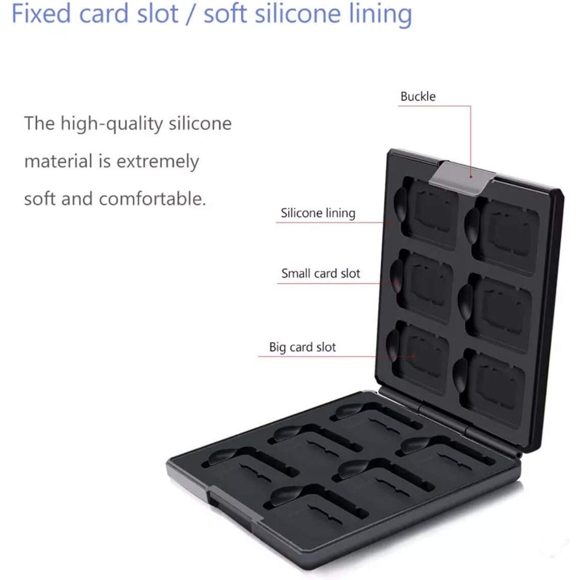 Game Card Opbergcase Voor Nintendo Switch - Schokbestendige - Geel met Vraagteken Design - Geschikt voor 12 Game Cards - Zakformaat en Reisvriendelijk