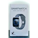 Sport Smartwatch | Bluetooth Fitness-Tracker | Inclusief Zwarte Vervangende Siliconen Banden | Hartslagmeter | Slaapmonitor | 1,4-Inch Touchscreen | Spatwaterdicht | Camerabediening | Fitnesshorloge | Unisex | Android / iOS | Zwart