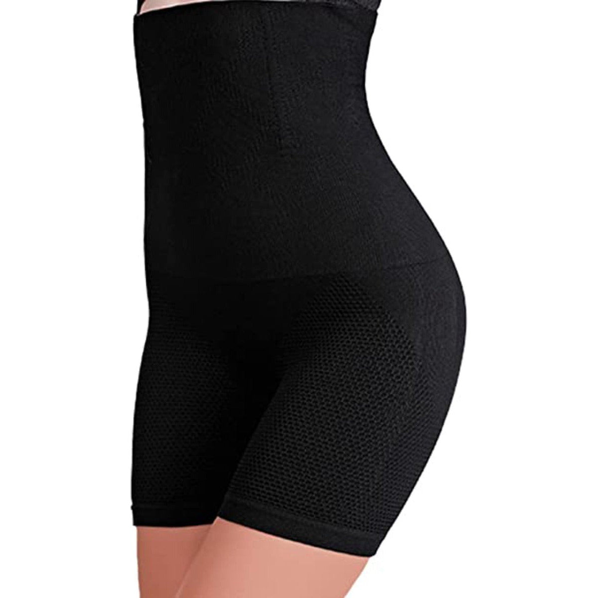 Hoog getailleerde - Butt Lifter - Shapewear Ondergoed - Billen Buik Benen Shaper - Seamless Corrigerende Ondergoed - Afslankbroek- Maat S - Zwart