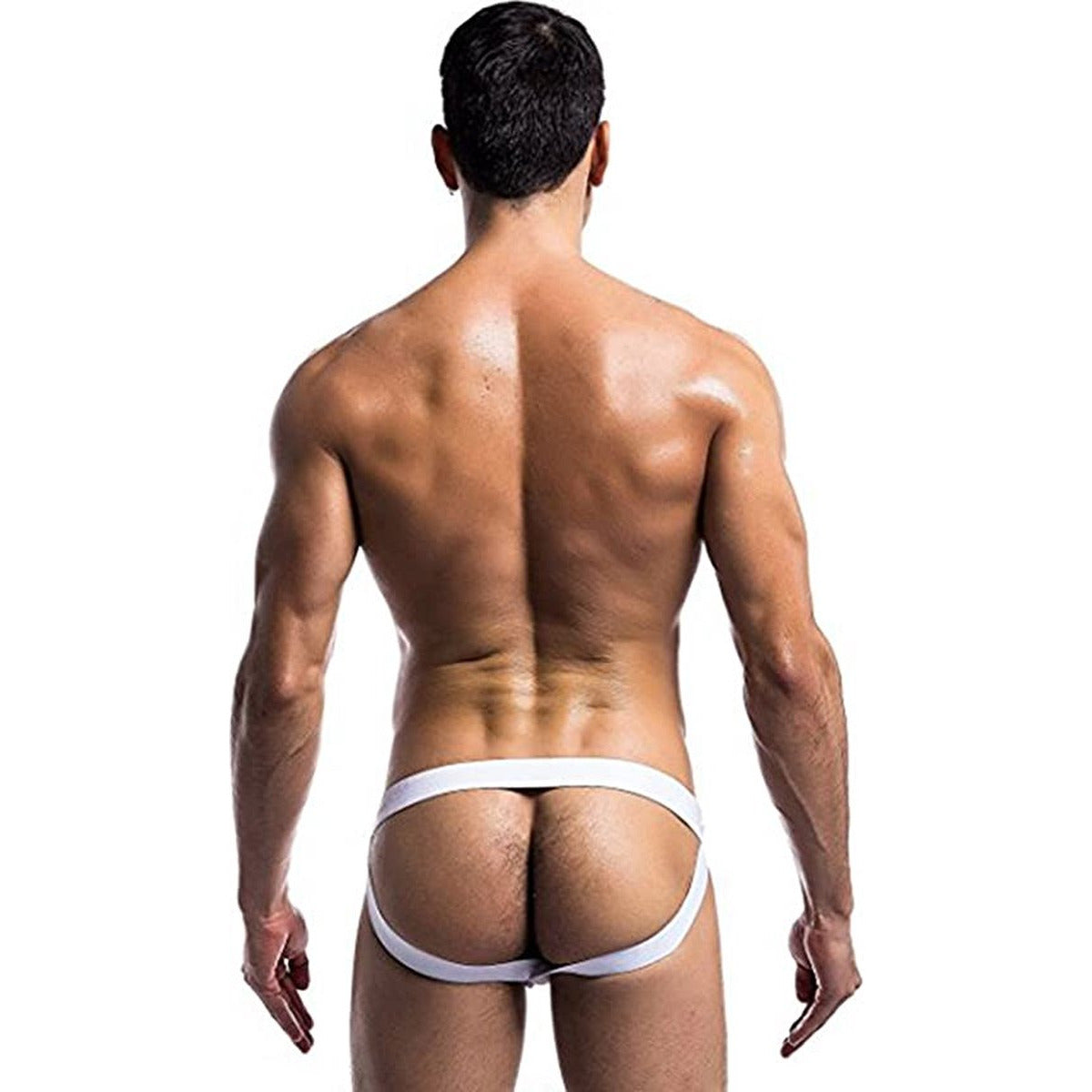 Sexy Herenslip - Ademend Herenmode String - Man Thong Ondergoed - Jockstrap - Athletic Supporter - Wit - M