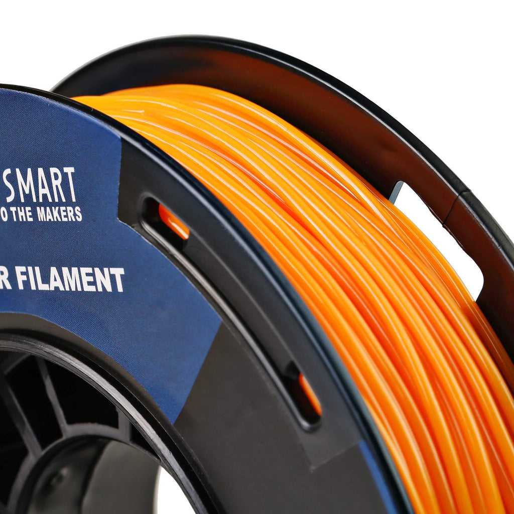 3D-printerfilament | 1 Stuk | Thermoplastisch Polyurethaan, TPU Filament 1,75mm, 250g Spoel, maatnauwkeurigheid +/- 0,05mm | Mango