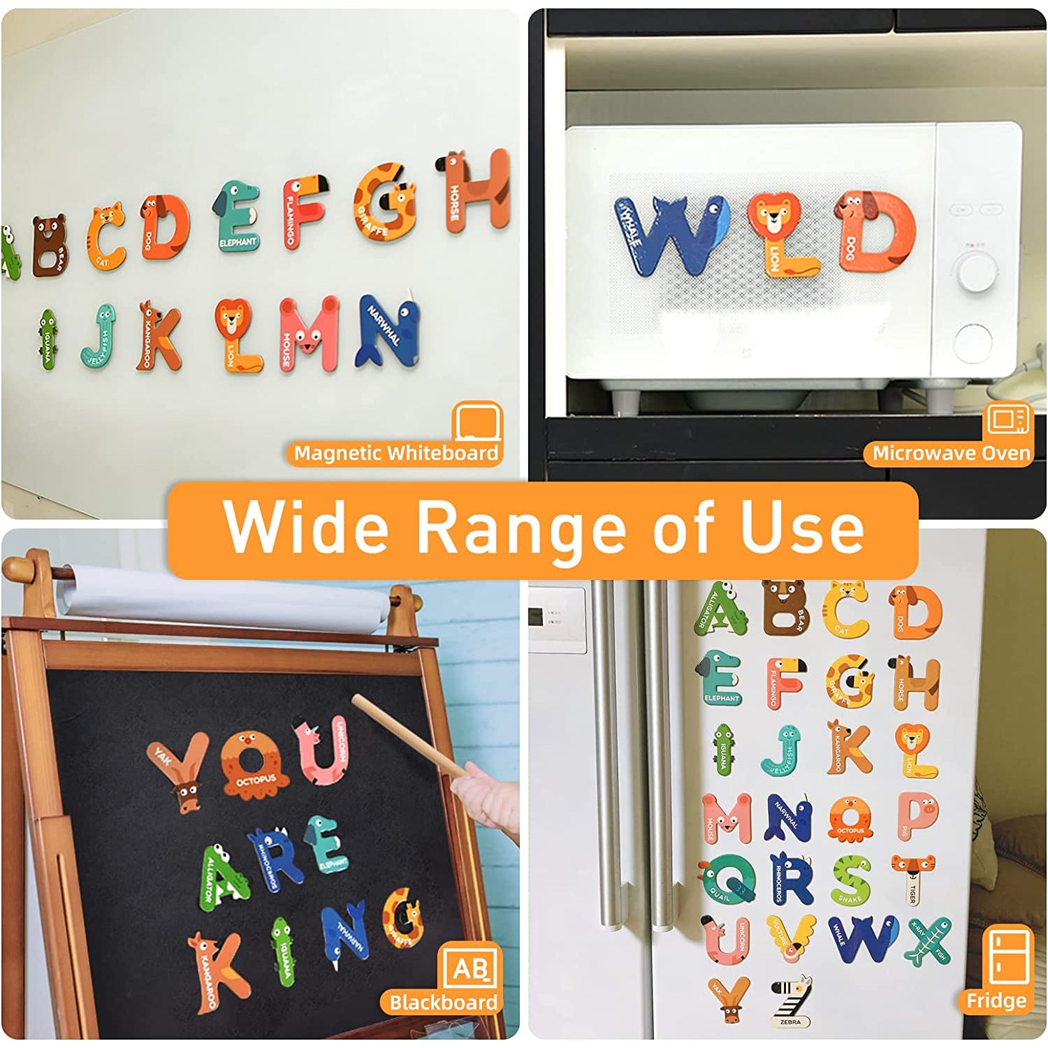 26-delige - Schattige Magnetische Cijfers voor Whiteboard, Peuterspeelgoed voor 3-jarigen, Grote Koelkastmagneten voor Kinderen, Magnetisch Educatief Speelgoed, Kleuterschool Wiskundespelletjes