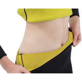 Dames - Body Shaper Sauna Afslankbroek - Hot Thermo Sweatpants - Neopreen - Hoge taille - Vetverbranding - Zweet Capri Workout Shapers - voor Gewichtsverlies - Maat L