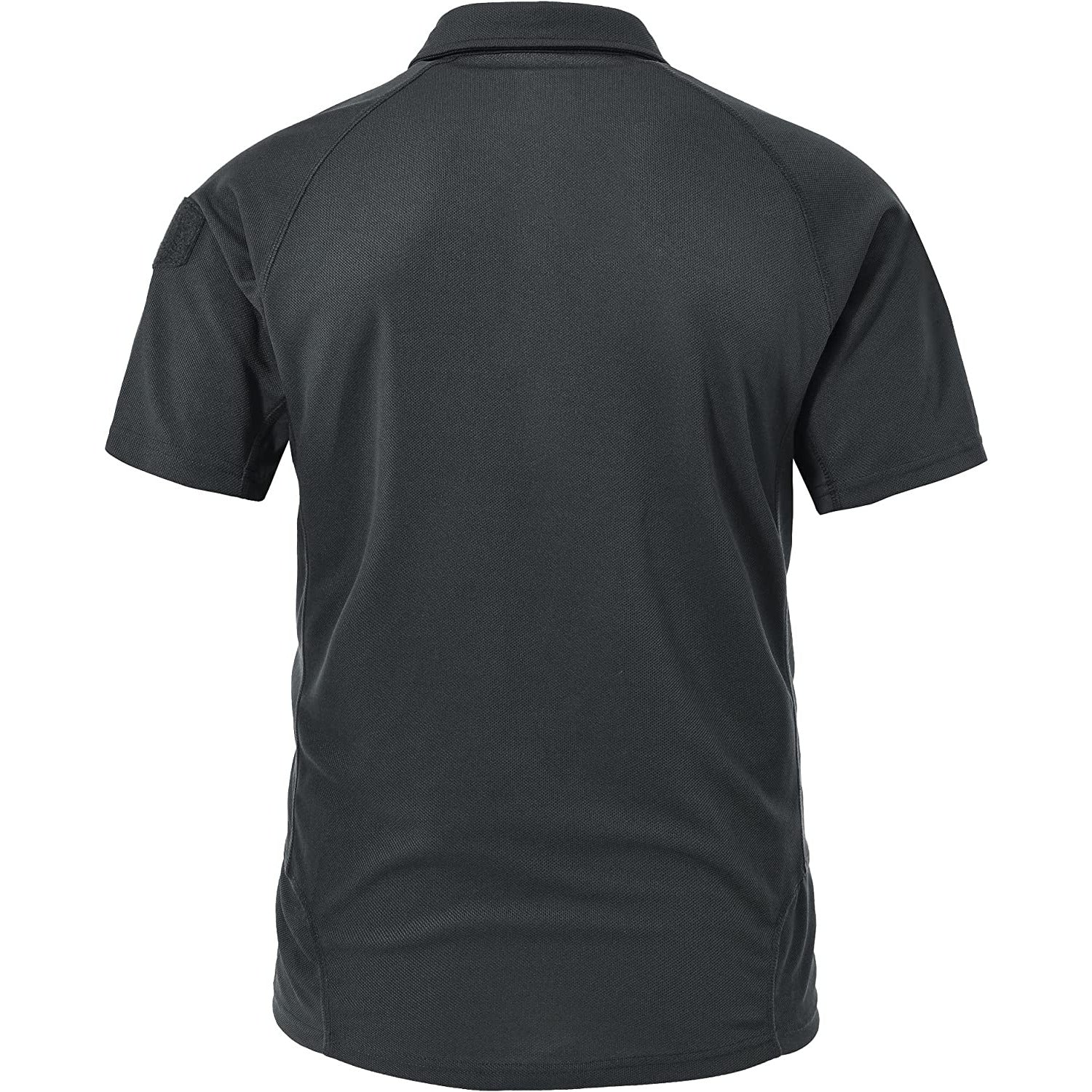 Outdoor Heren Polo - Quick Dry Stof - Sneldrogende Poloshirts - Ademend - Hiking Militair T-shirt - Korte Mouwen - Donkergrijs