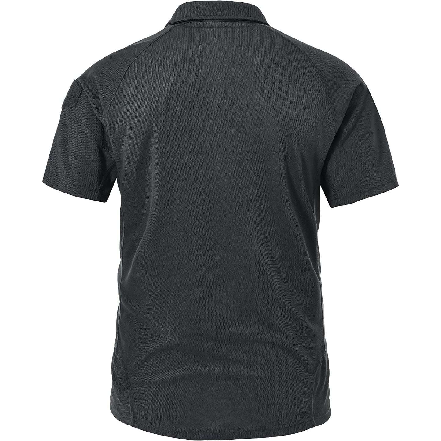Outdoor Heren Polo - Quick Dry Stof - Sneldrogende Poloshirts - Ademend - Hiking Militair T-shirt - Korte Mouwen - Donkergrijs