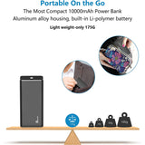 Selvim - 10000mAh  - Draagbare Power Bank - Mini Ultra- Compacte Draagbare Oplader - Externe Batterij - Universeel Compatibel - 95mm x 43mm
