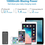 Selvim - 10000mAh  - Draagbare Power Bank - Mini Ultra- Compacte Draagbare Oplader - Externe Batterij - Universeel Compatibel - 95mm x 43mm