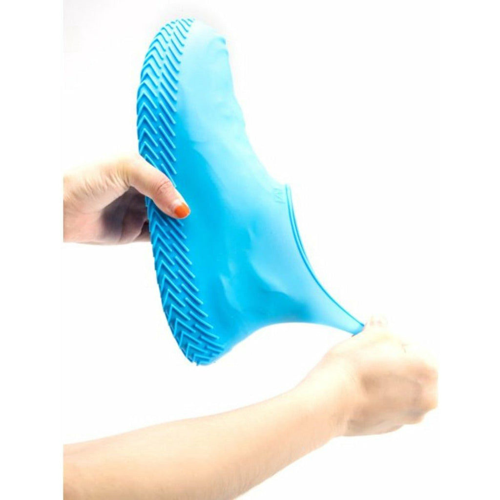 Herbruikbare Siliconen Overschoen voor Kinderen - Maat 26 tot 34 - Waterdicht - Regen Cover - Antislip - Schoen Beschermers - Flexibele Cover - 1 Paar - Blauw