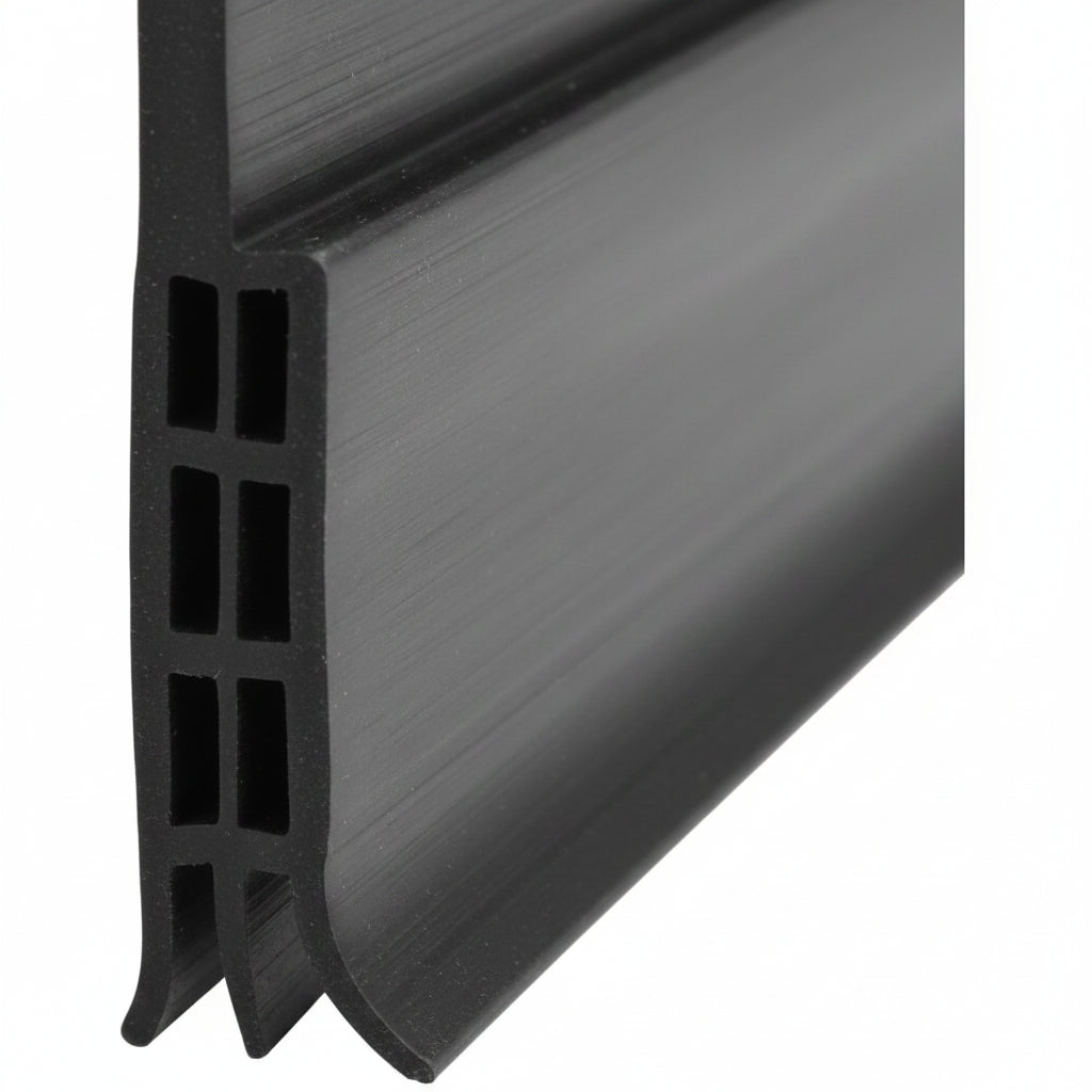 2 sTUKS  – Tochtstrip Deur 2 Meter – zelfklevende tochtwering 1m x 5cm – TPE deurstrip tegen koude lucht – geluidswerende en insectenwerende onderdeur strip – tochtstopper voor binnengebruik – isolatiestrip voor deuren – eenvoudig aan te brengen