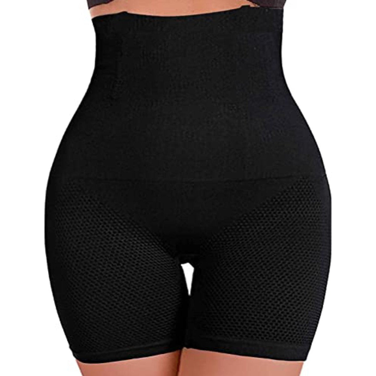 Hoog getailleerde - Butt Lifter - Shapewear Ondergoed - Billen Buik Benen Shaper - Seamless Corrigerende Ondergoed - Afslankbroek- Maat S - Zwart