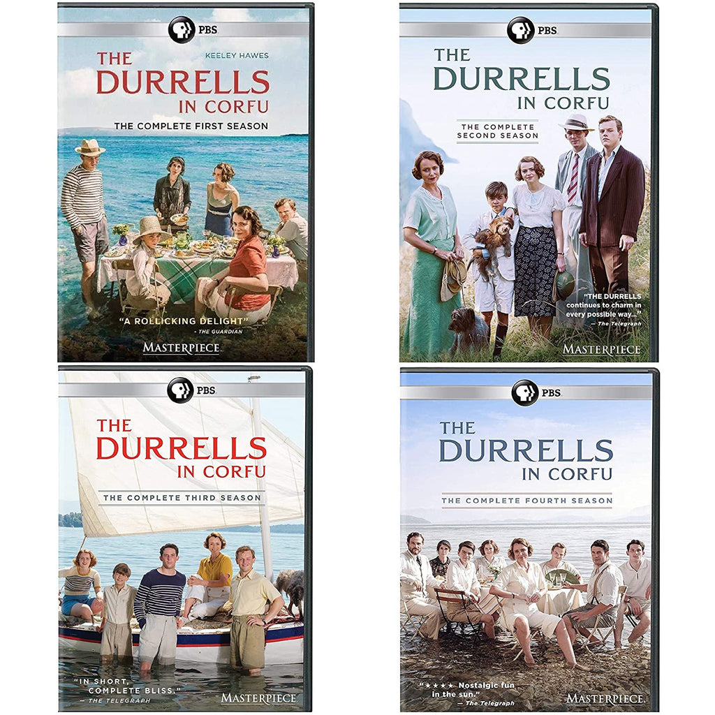 The Durrells in Corfu DVD Box Set - Complete Serie - Seizoen 1 tot 4 - Engels