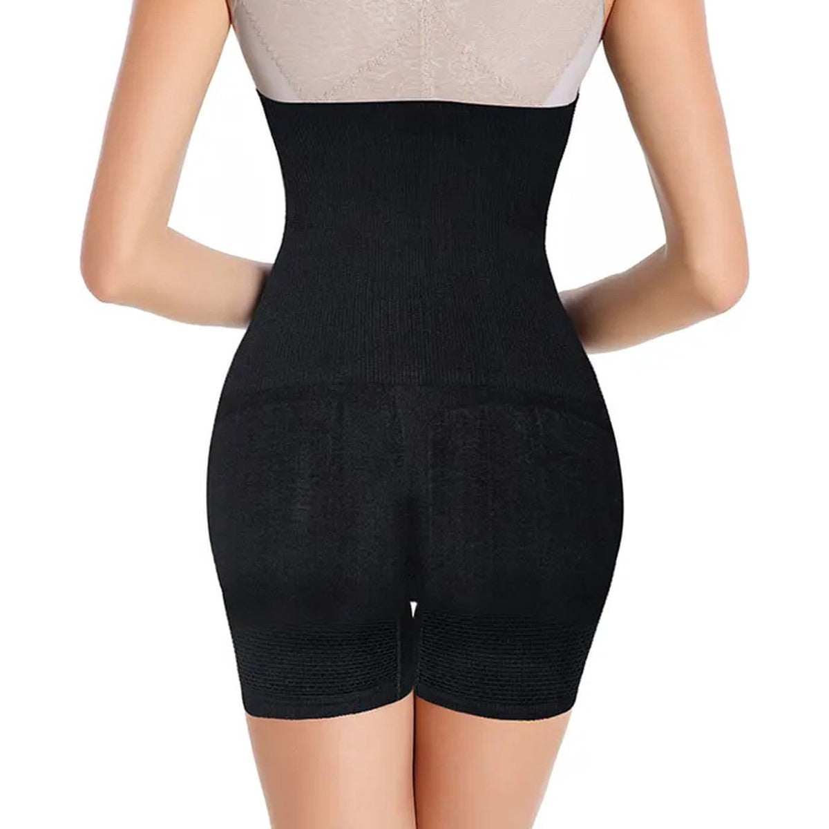 Hoog getailleerde - Butt Lifter - Shapewear Ondergoed - Billen Buik Benen Shaper - Seamless Corrigerende Ondergoed - Afslankbroek- Maat S - Zwart