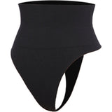 Hoog Taille - Butt Lifter - Shapewear Ondergoed - Billen Buik Heupen Shaper Slip - Seamless Corrigerende Thong - Afslankbroek- Maat XL - Zwart