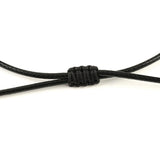 Amethist Hanger Ketting | 1 Stuk | Natuursteen, Gefacetteerde Kegelslinger voor Reiki, Chakra, Feng Shui met Waxkoord