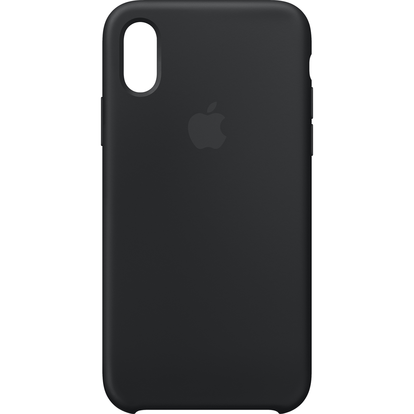 Originele - Apple iPhone XS - Back Case - Silicone Black - Zwart