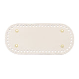 Tasbodem voor Gebreide Tas | 4 Stuks | PU-Leer Lang Ovaal Breien Gehaakte Tasbodem | Veelkleurige Handgeweven Kussenbasis voor DIY | 22 x 10cm