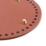 Tasbodem voor Gebreide Tas | 4 Stuks | PU-Leer Lang Ovaal Breien Gehaakte Tasbodem | Veelkleurige Handgeweven Kussenbasis voor DIY | 22 x 10cm