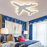 Moderne LED Vliegtuigvormige Plafondlamp | Acryl Tegenhangerlamp Kroonluchter Verlichtingsinrichting met Afstandsbediening | Wit