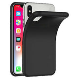 Originele - Apple iPhone XS - Back Case - Silicone Black - Zwart
