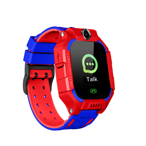 Rocketshop - Multifunctionel Kids Smart Watch - IP67 Waterdicht - Val Bestendig - Met Bel En Bericht Functie - Nano SIM Kaart Slot -  Smart Watch Met 4G Telefoon Functie - Tracking -  Met Spelletjes - Ingebouwde Camera - SOS Functie